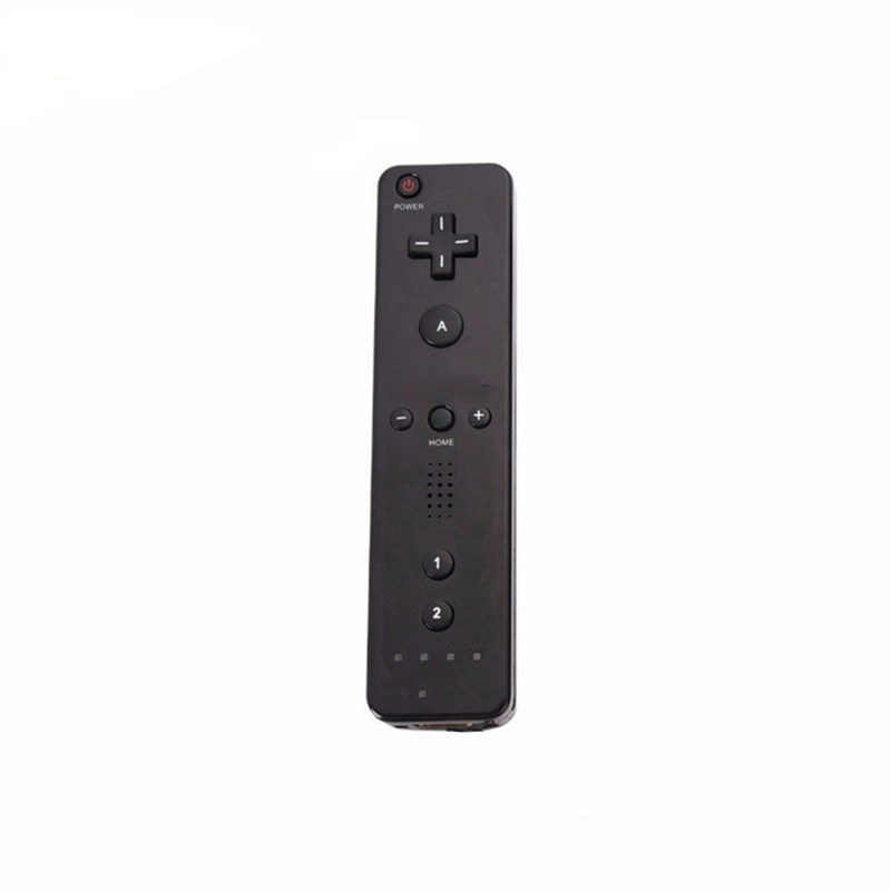 Remote Controller Game Handle for Wii  (Without Silicone Sleeve and Hand Rope) black