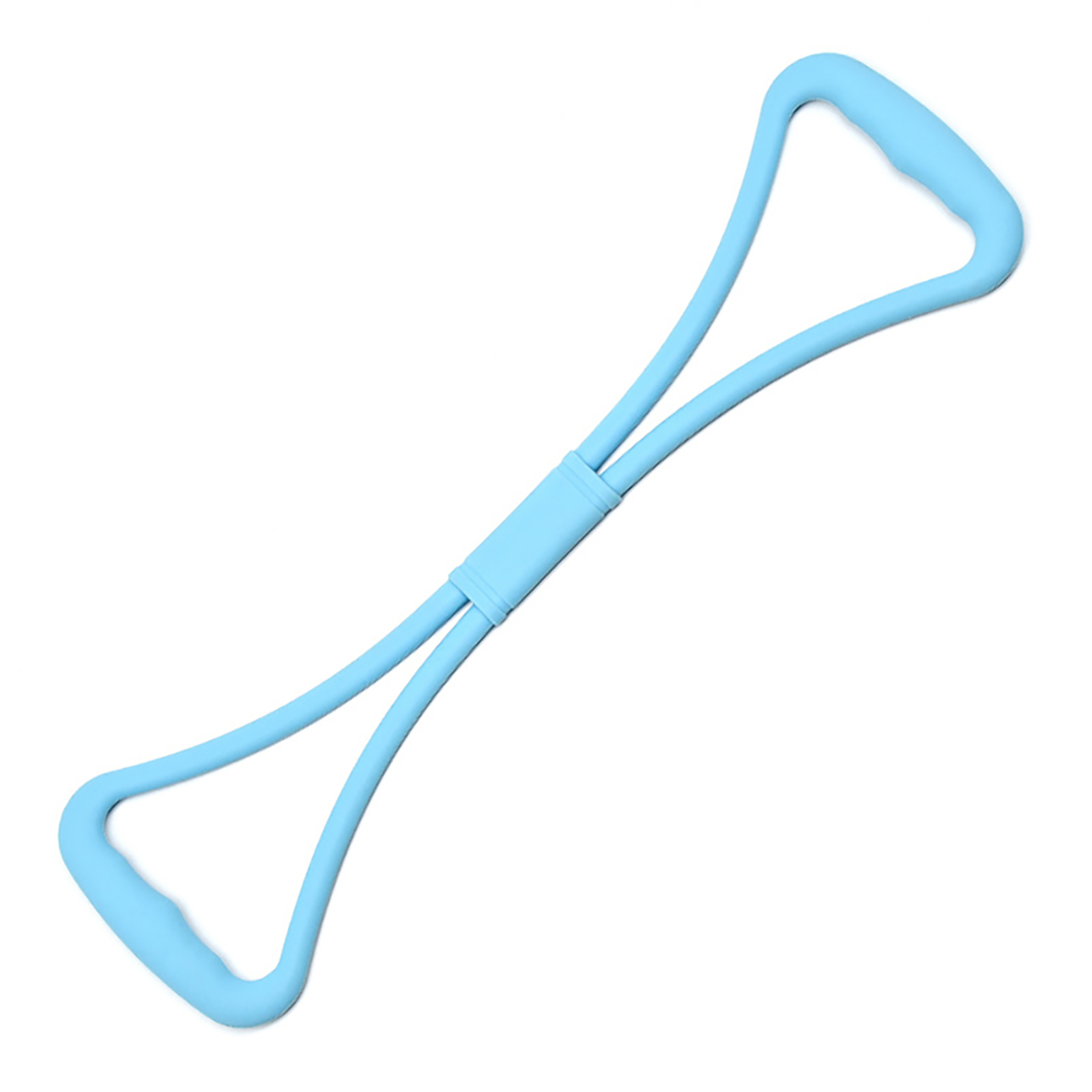 8 Shaped Resistance Bands Multifunctional Yoga Gym Fitness Pulling Rope For Arms Back Shoulders Legs Buttocks blue