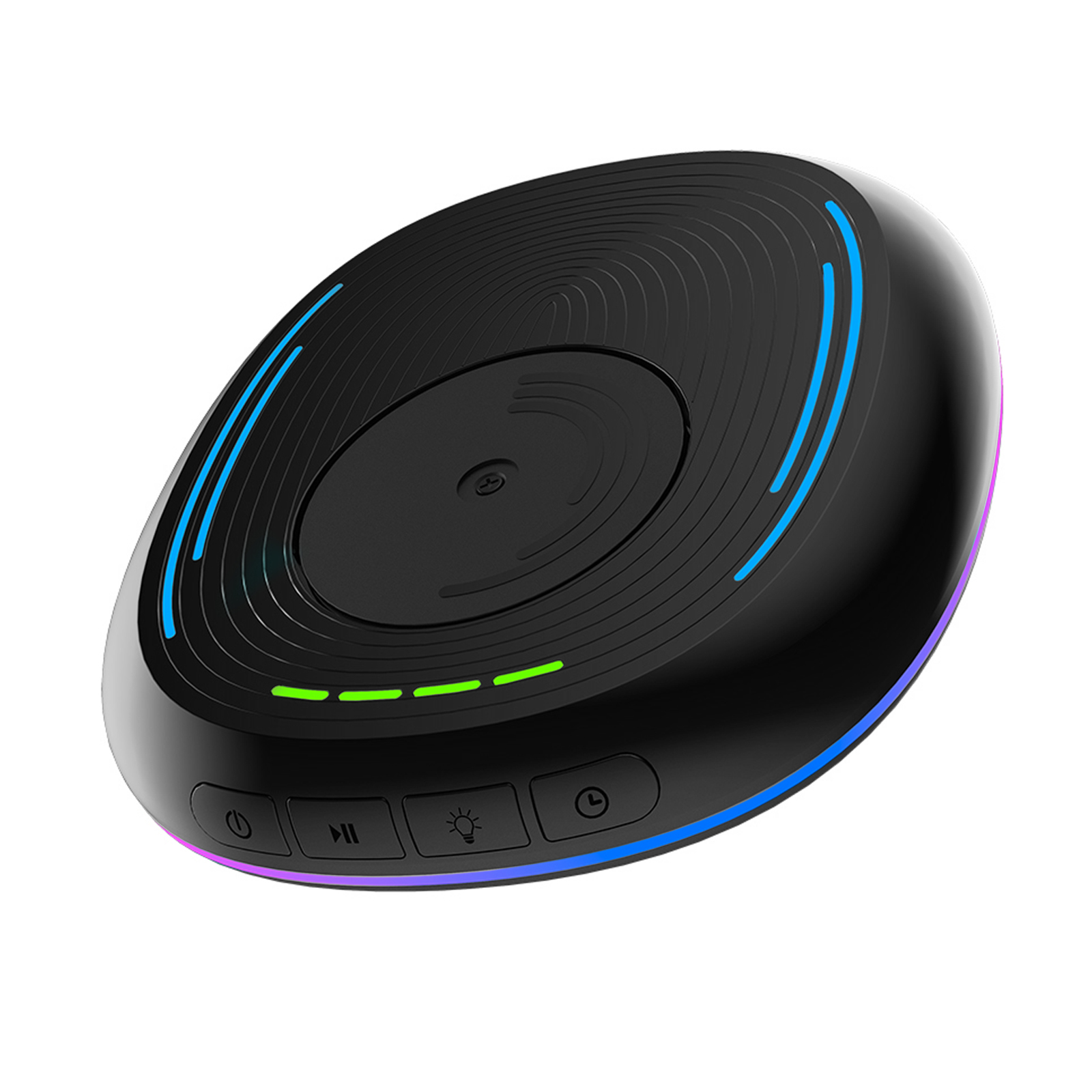 Mouse Jiggler Undetectable Mouse Mover With Timer Function LED Lights Plug Play Move Mechanical Turntable Pad black