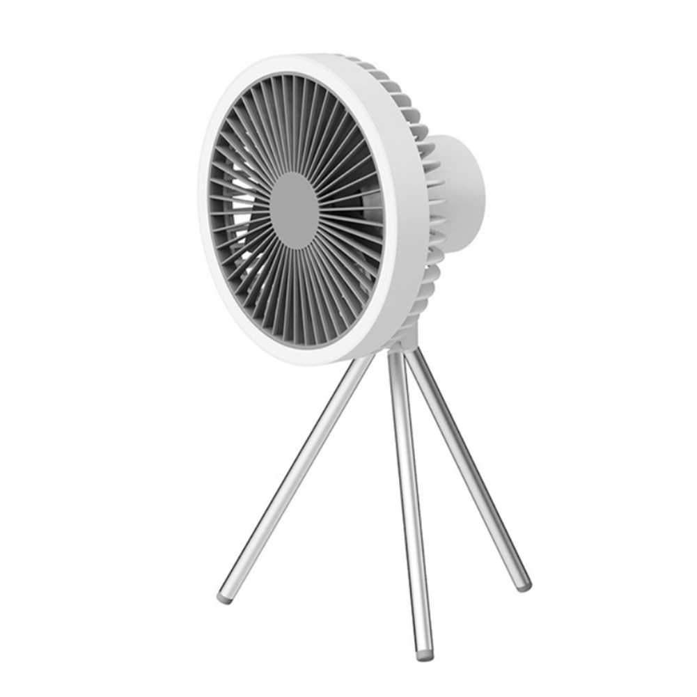 10000mah Usb Tripod Camping Fan Light Rechargeable Desktop Portable Wireless Fan