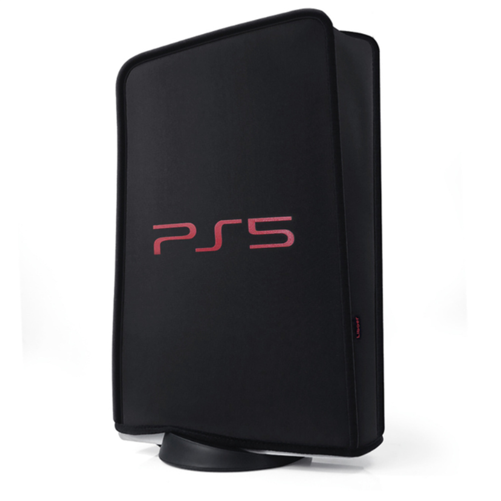 Dust Cover Compatible For Ps5 Game Console Waterproof Protective Cover Washable Case Dust-proof Accessories black