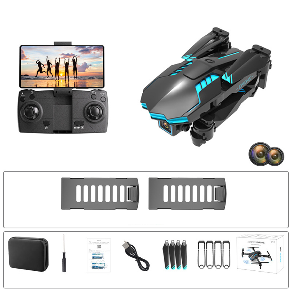 Foldable RC Drone Quadcopter with 4khd Dual Camera