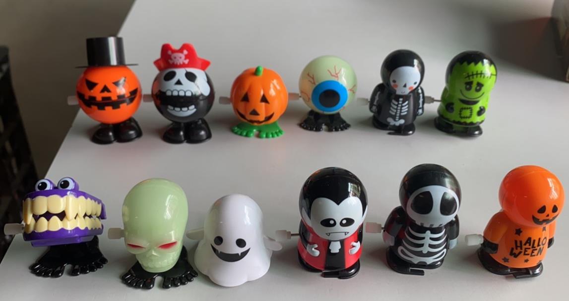 US CYNDIE 12PCS Halloween Wind Up Toy Assortments for Halloween Party Decorations