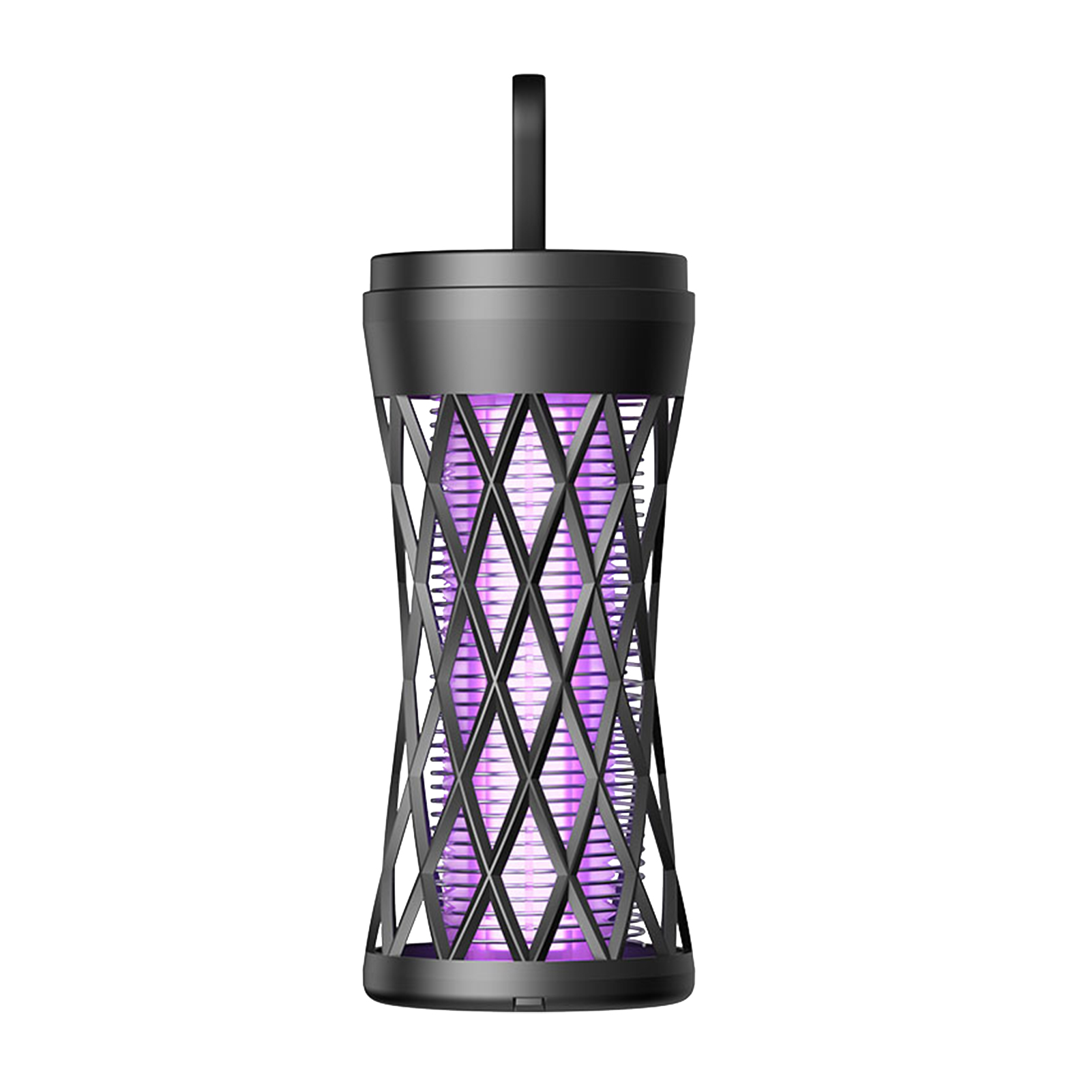 USB Bug Zapper Lamp Electronic Mosquito Zapper With Ambient Light Fly Zapper With Handle For Home Bedroom Black charging model