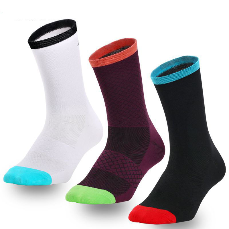 Thin Cycling Running Compression Wear-resistant Sports Socks purple_One ...