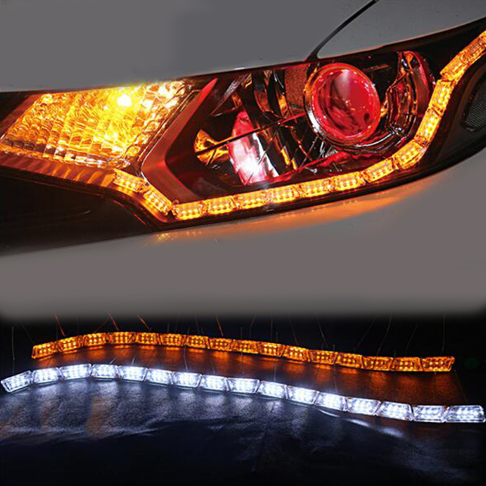 Wholesale 2pcs Flexible LED Strip Light DRL Daytime Running Light