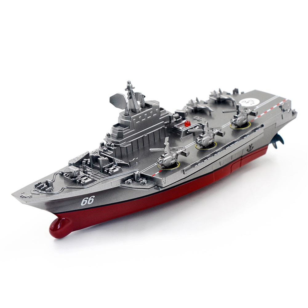 Wholesale 2.4G Remote Control Military Warship Model Electric Toys