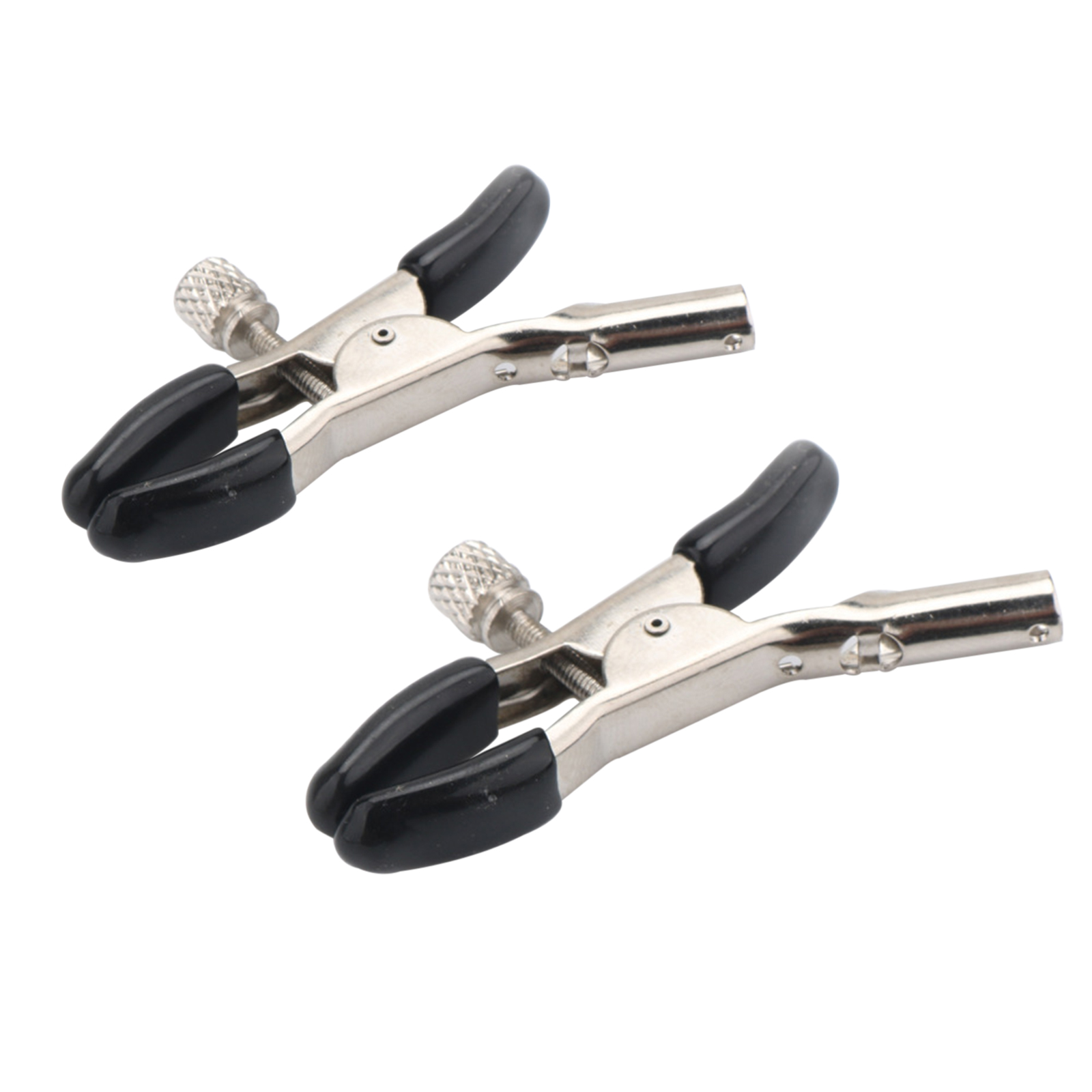 Nipple Clips Clamps Nipple Adjustable Pressure Breast Clamps Stainless Steel Non Piercing Nipple Rings