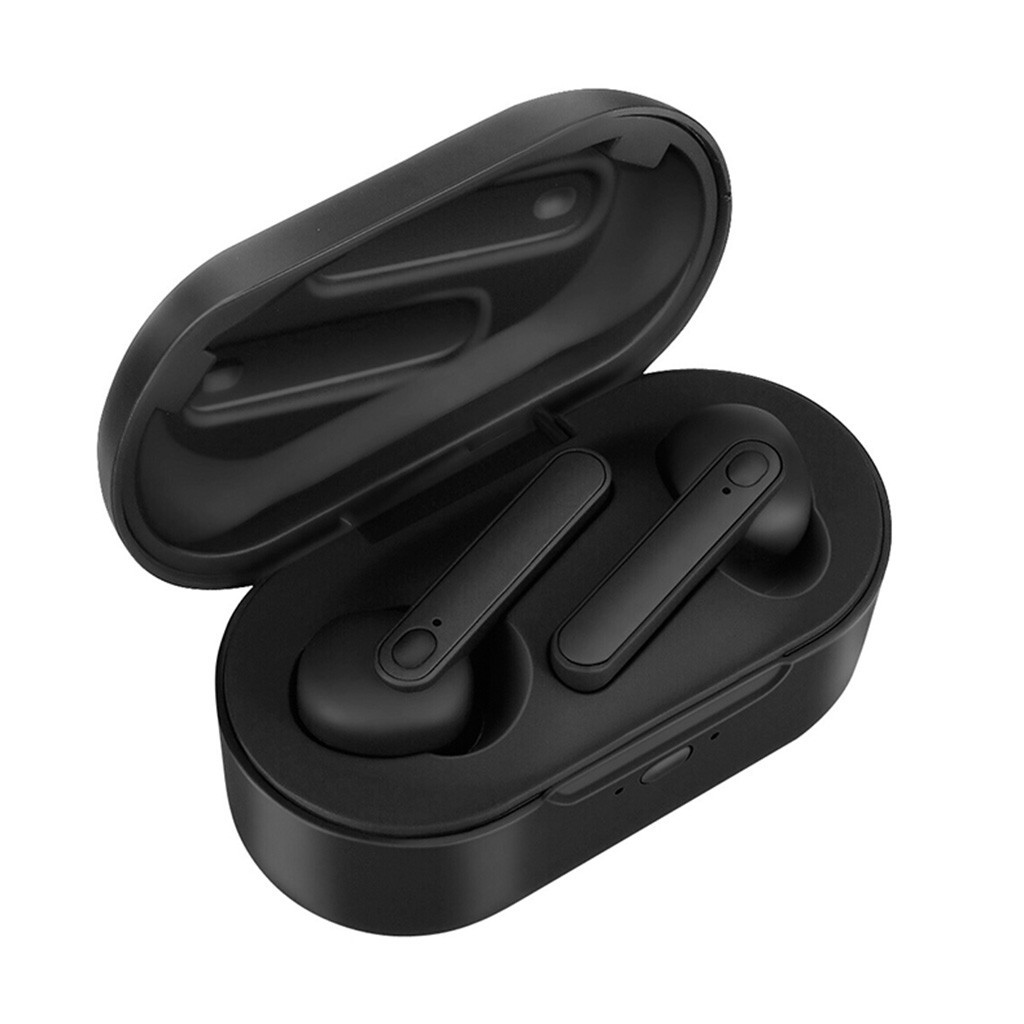 Wireless Bluetooth Earphones Bluetooth 5.0 Stereo Waterproof Mini TWS Headsets With 2000mAh Power Bank Binaural HD Call  black