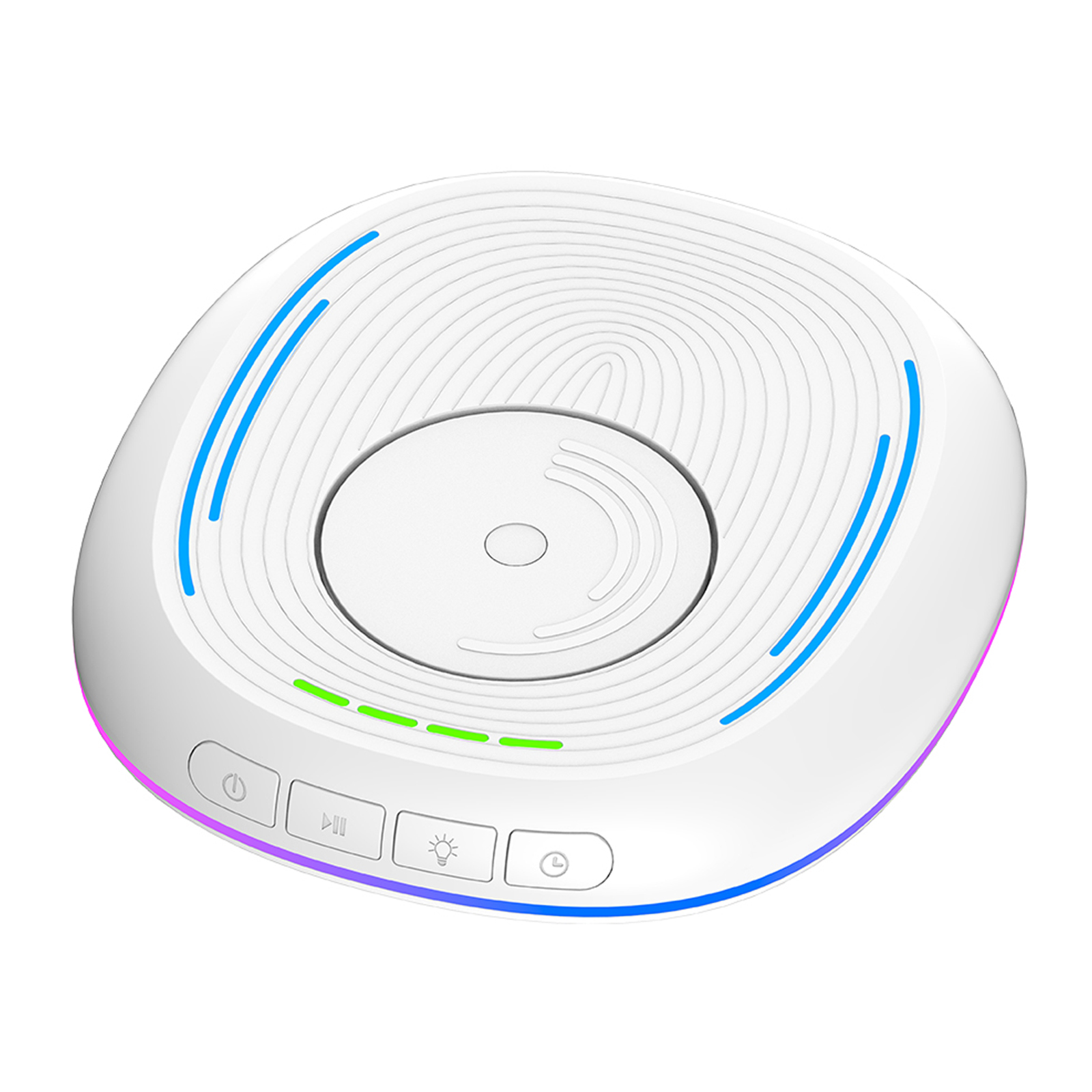 Mouse Jiggler Undetectable Mouse Mover With Timer Function LED Lights Plug Play Move Mechanical Turntable Pad White