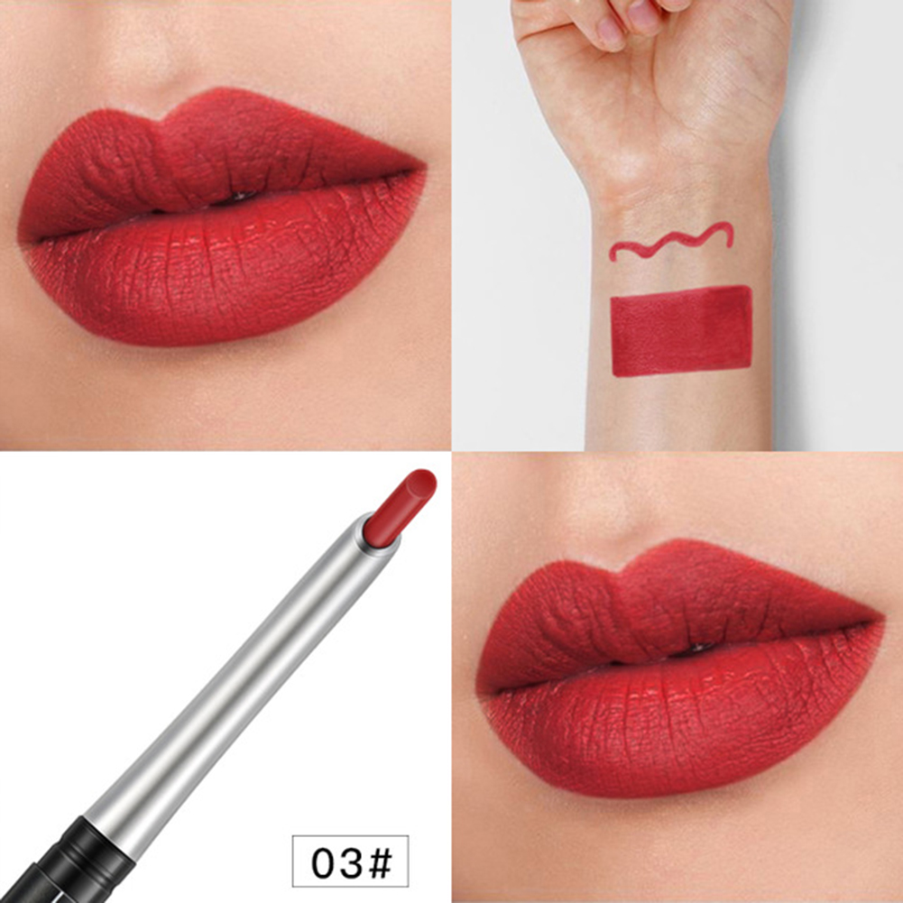 Women Matte Lip Liner Waterproof Lipsticks Pencil Long-lasting Llipliner Lips Makeup