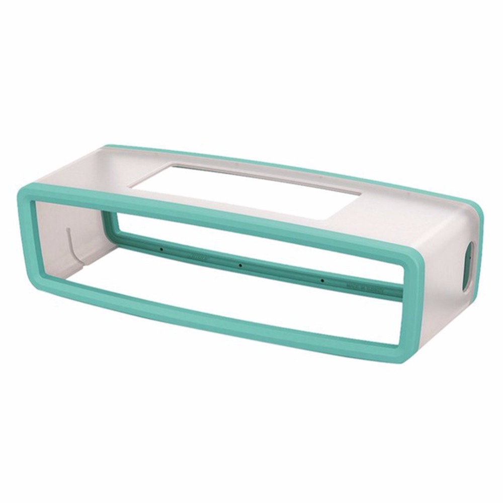 Portable Silicone Case for Bose SoundLink Mini 1 2 Sound Link I II Bluetooth Speaker Protector Cover Skin Box Speakers Pouch Bag Mint green