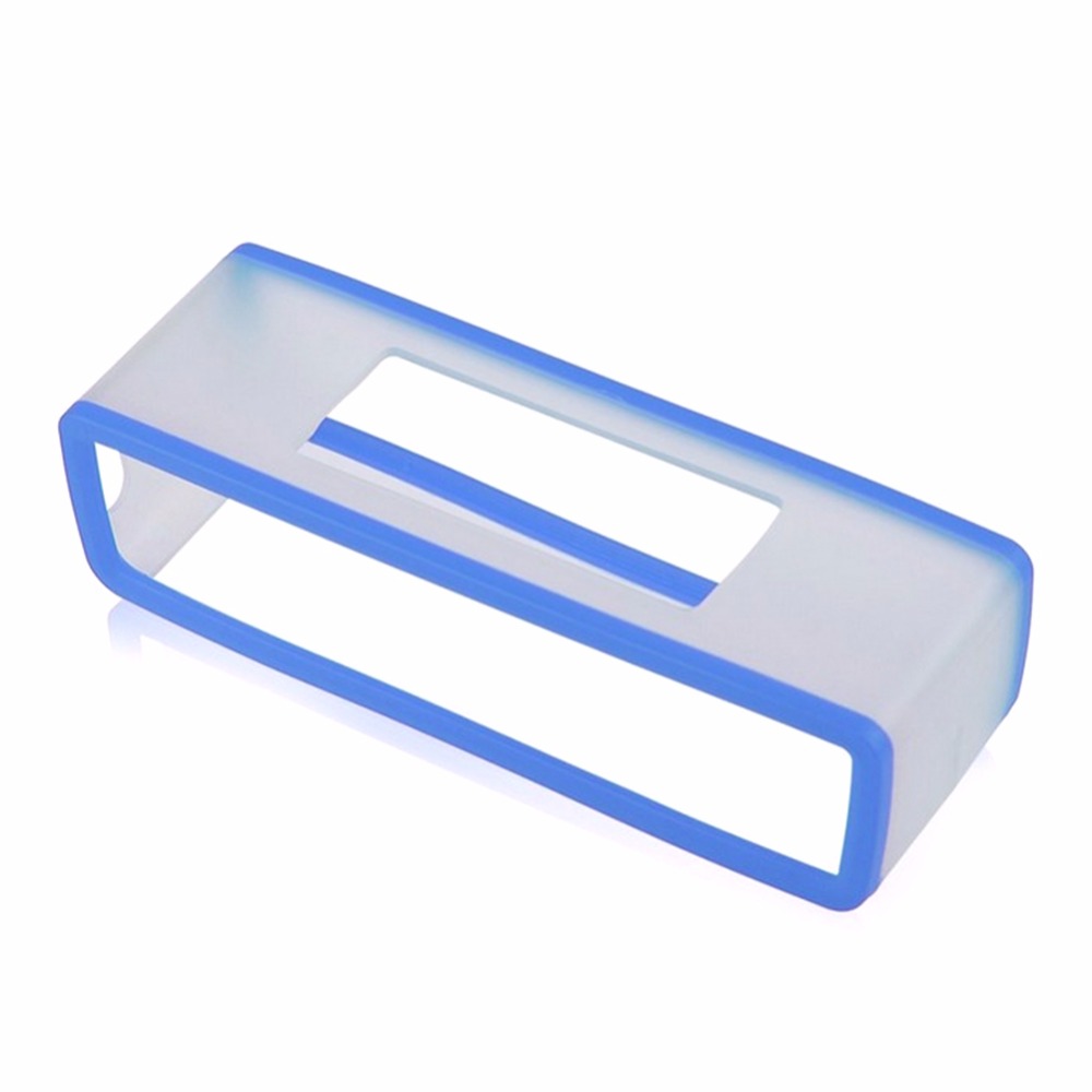 Portable Silicone Case for Bose SoundLink Mini 1 2 Sound Link I II Bluetooth Speaker Protector Cover Skin Box Speakers Pouch Bag blue