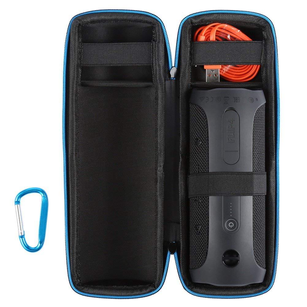 Portable Carrying Case for JBL Flip 4 Waterproof Wireless Bluetooth Portable Speaker black