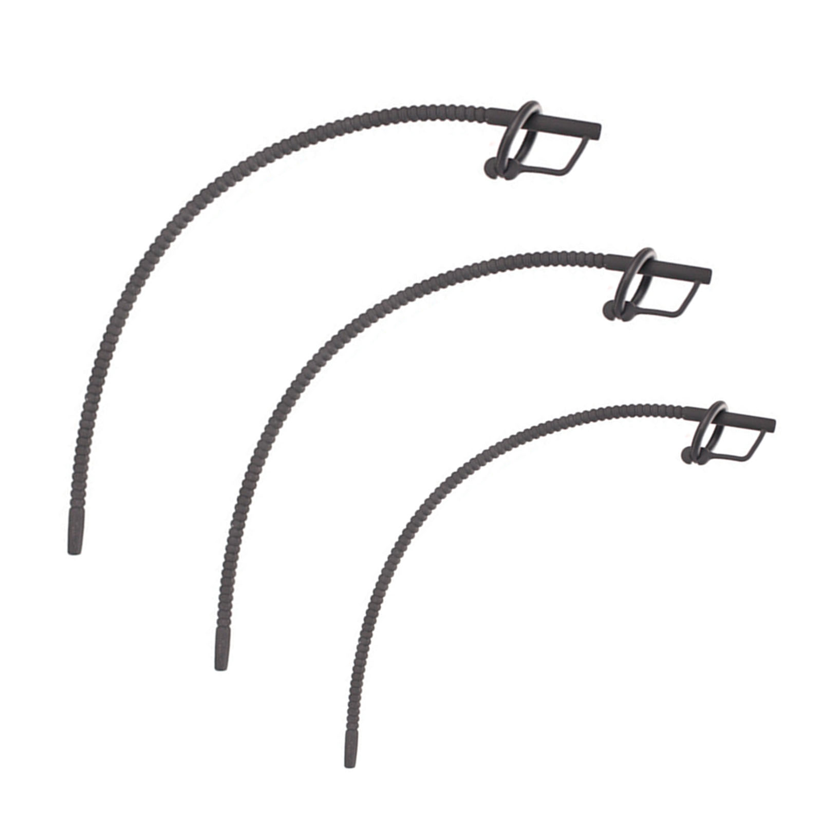 Dilator Horse Eye Stimulation Silicone Urethral Catheter Adult Sex Toys For Men Gay Sounding Penis Plug Insert Urethra Catheter Urethral Sound Catheter Plug Training Set black B