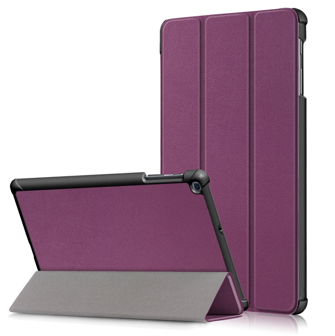 For Samsung Tab A 10.1 2019 T510 t515 Tablet PC Protective Case Flip Type purple