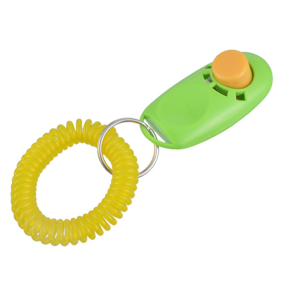 Wholesale Pet Clicker Whistle for Dog Training with Wrist Strap green ...