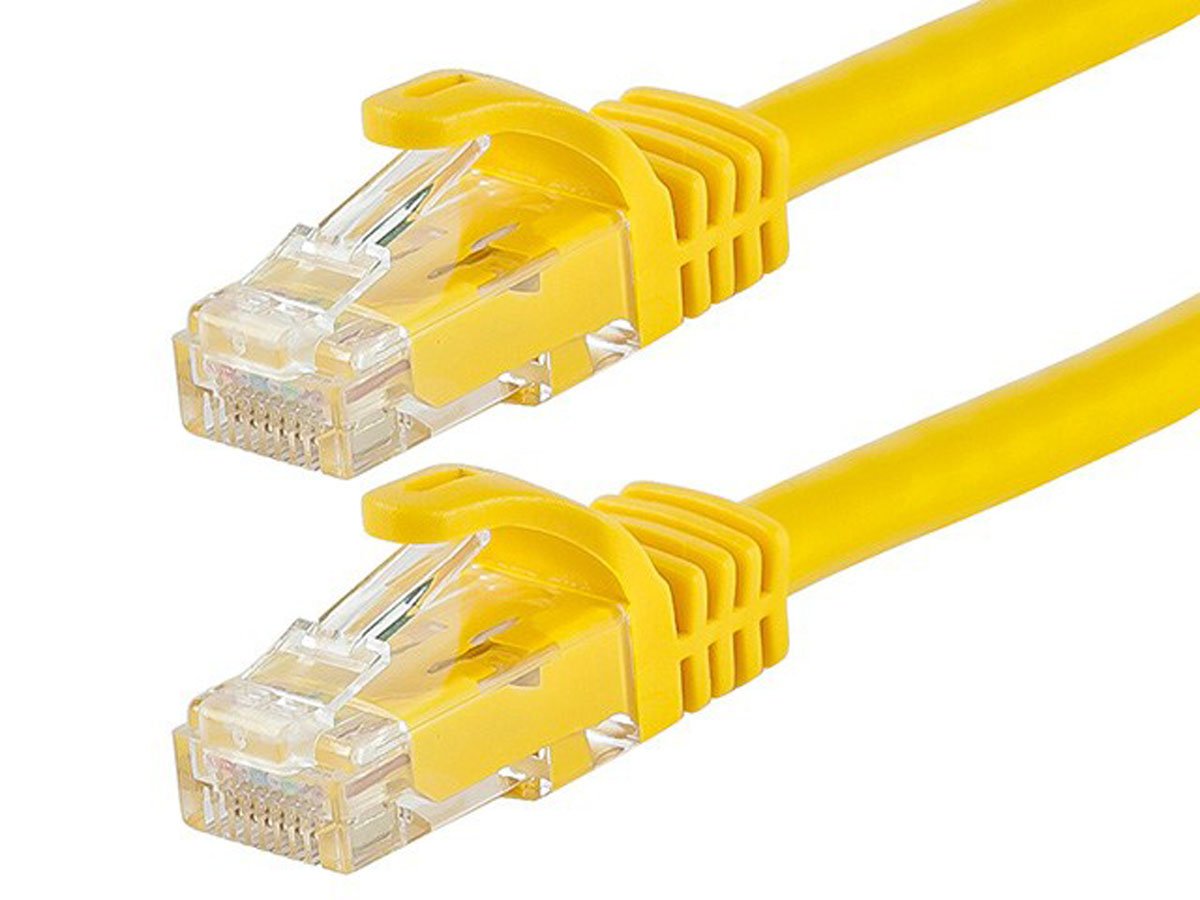 Network Cable Network Jumper Ultra-Five Network Cable Computer Ethernet Cable  yellow
