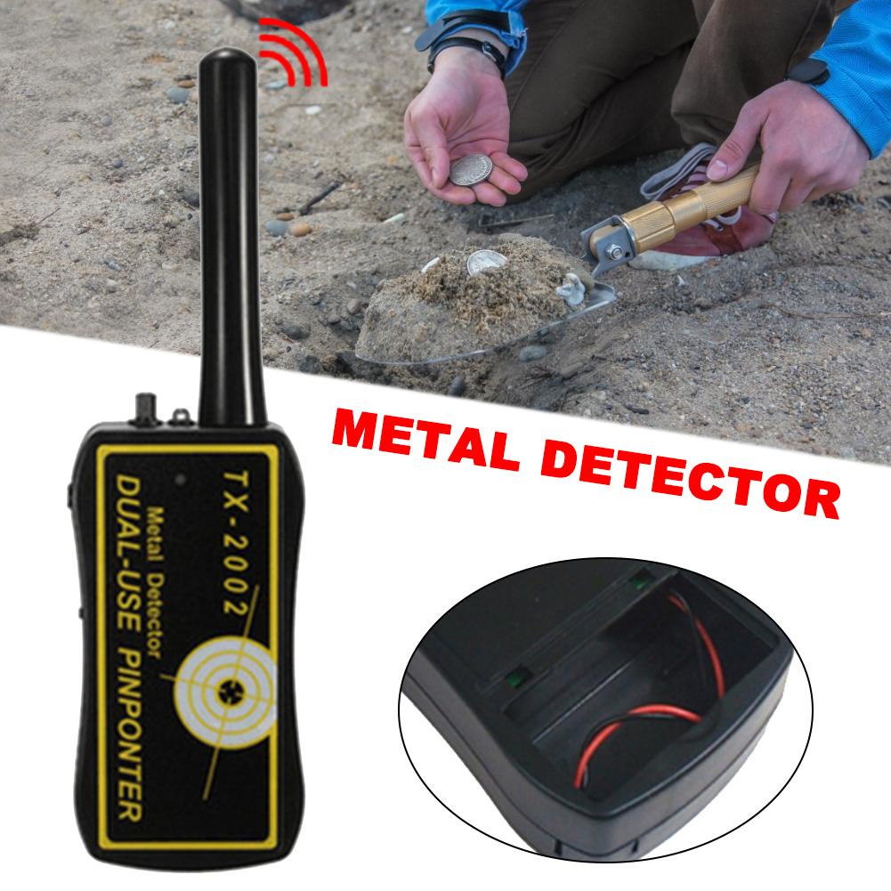 High Sensitivity Adjustable TX-2002 Handheld Metal Detector Long Range Diamond Archeological Gold Underground Metal Detector black