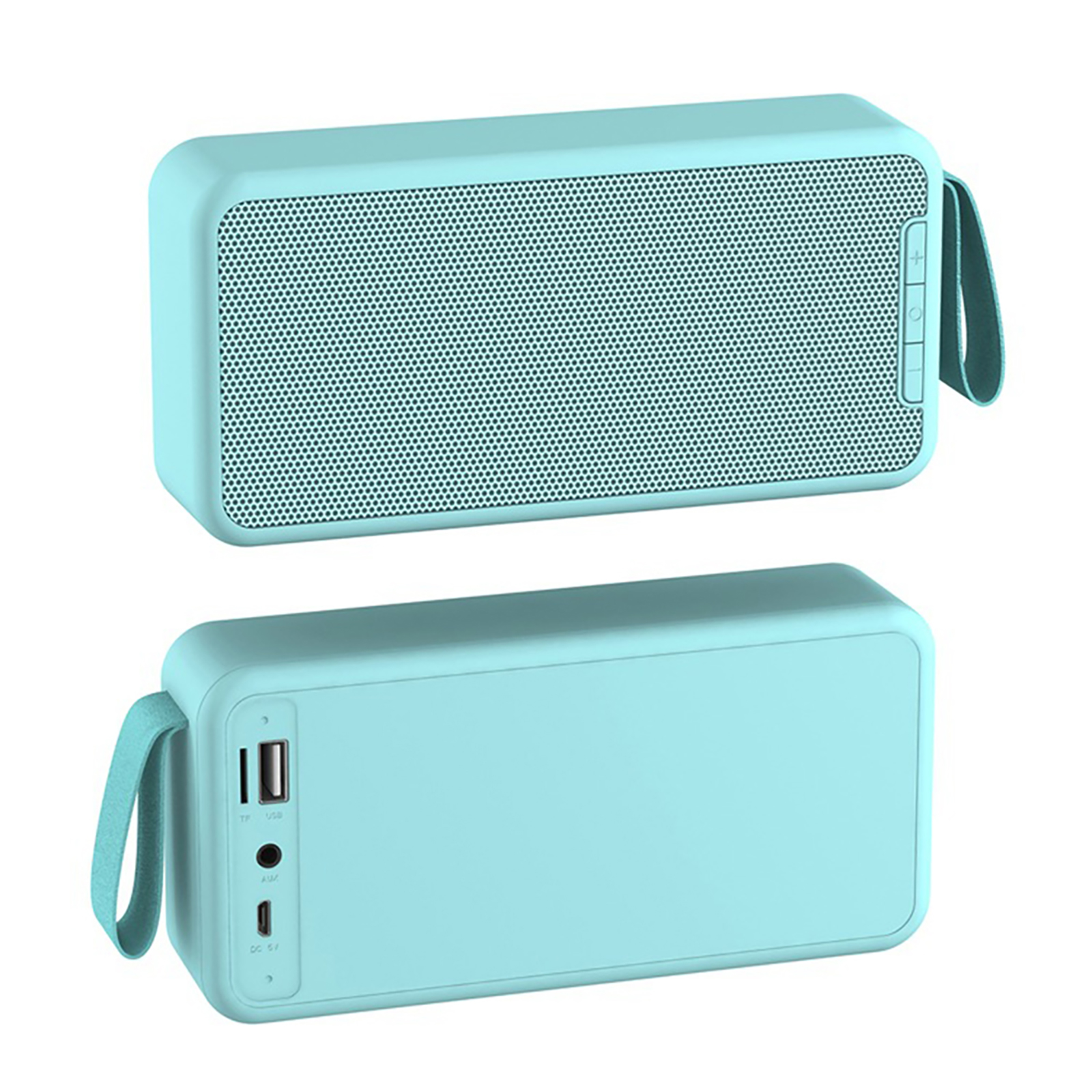 XS MAX Portable Wireless Speaker Crystal Clear Stereo Sound Rich Bass Speakers TF Card U Disk Audio Cable Player light blue