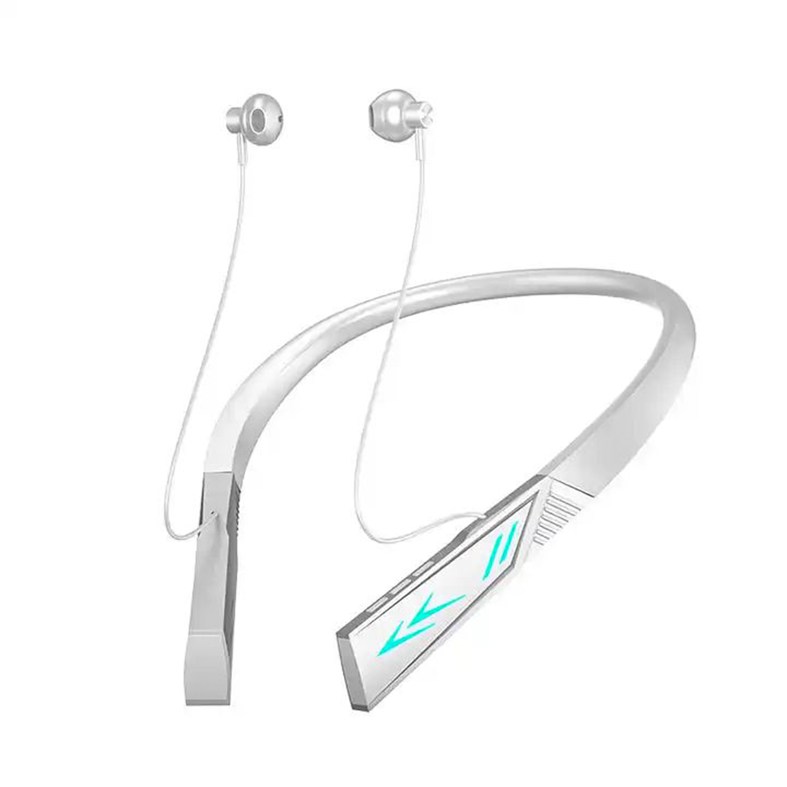 RGB Lighting Headphones Wireless Headphones Noise Canceling Headphones Magnetic Headphones With Neck Cable