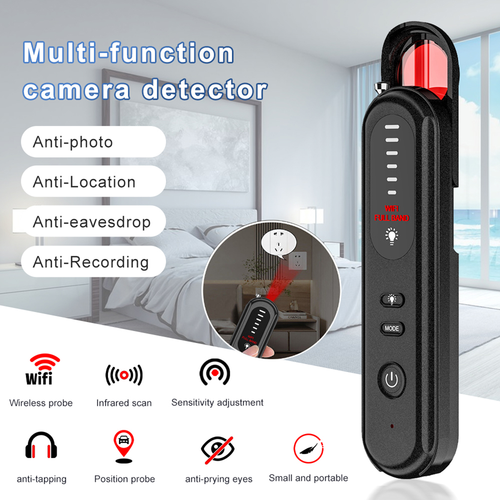 T01 Hidden Camera Detectors Hidden Devices Detector Intelligent Signal Detector
