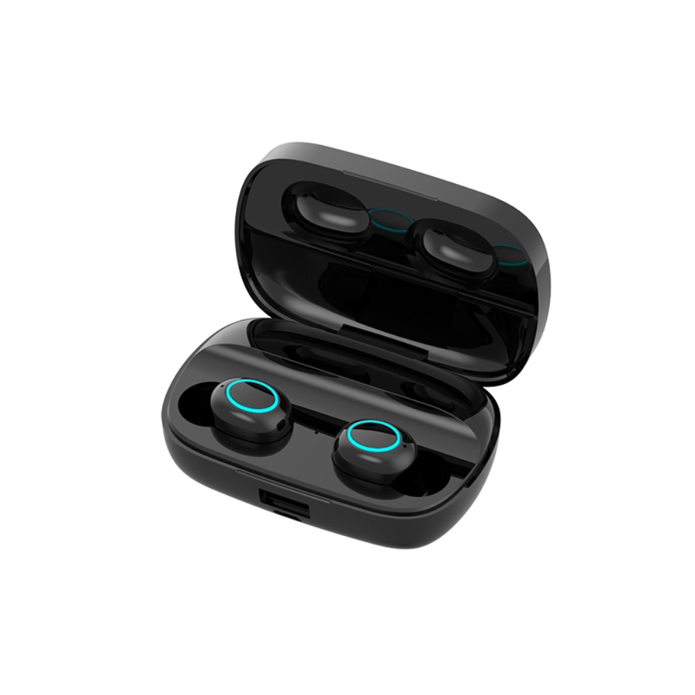 Wireless 5.0 Bluetooth Earphone S11 Bluetooth Headset Headphones Waterproof Touch Control With 3500mAh Charging Box S11 black binaural digital display