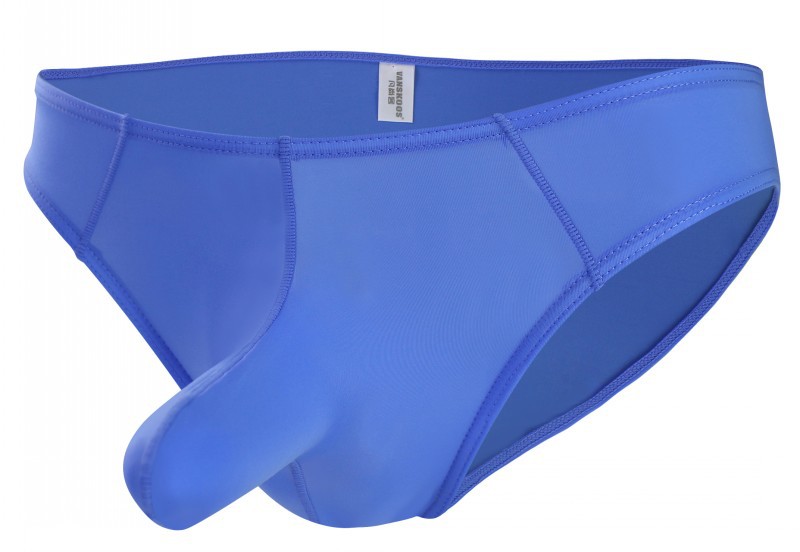 Men Sexy Briefs Multicolor Soft Comfortable Lightweight Breathable Ultra-thin Ice Silk Underwear blue L