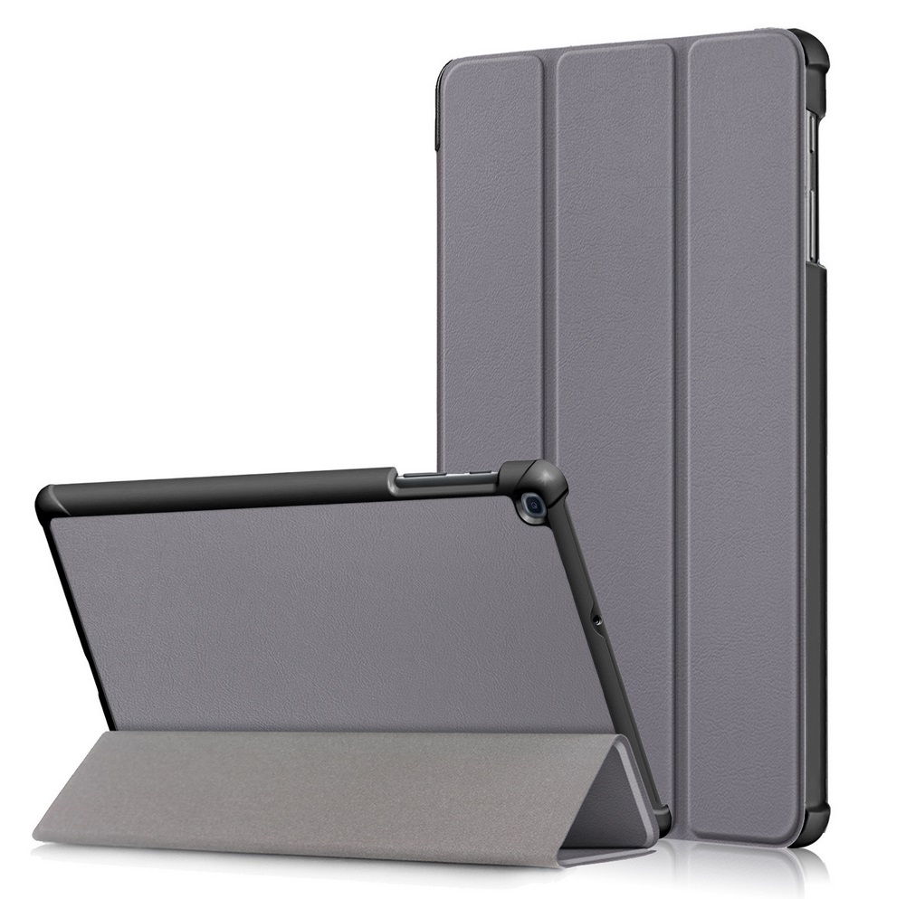 For Samsung Tab A 10.1 2019 T510 t515 Tablet PC Protective Case Flip Type gray