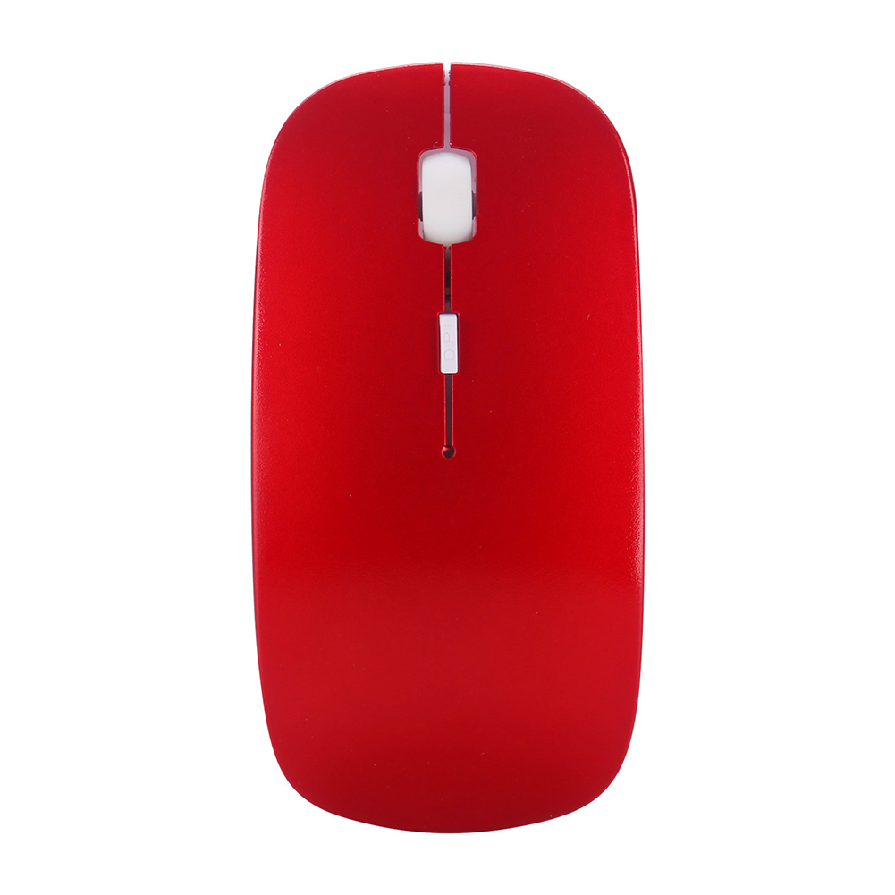 2.4G Mini Portable Laptop Computer Wireless Four-way Roller Game Mouse Bluetooth Office Business Mouse red_2.4G wireless