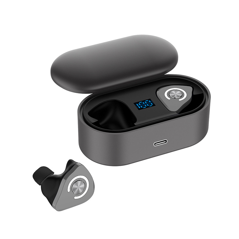 M9 TWS Wireless Headphones Bluetooth 5.0 HiFi Sound Sports Earphones Touch Control Gaming Headset Stereo Handsfree Earbuds Silver
