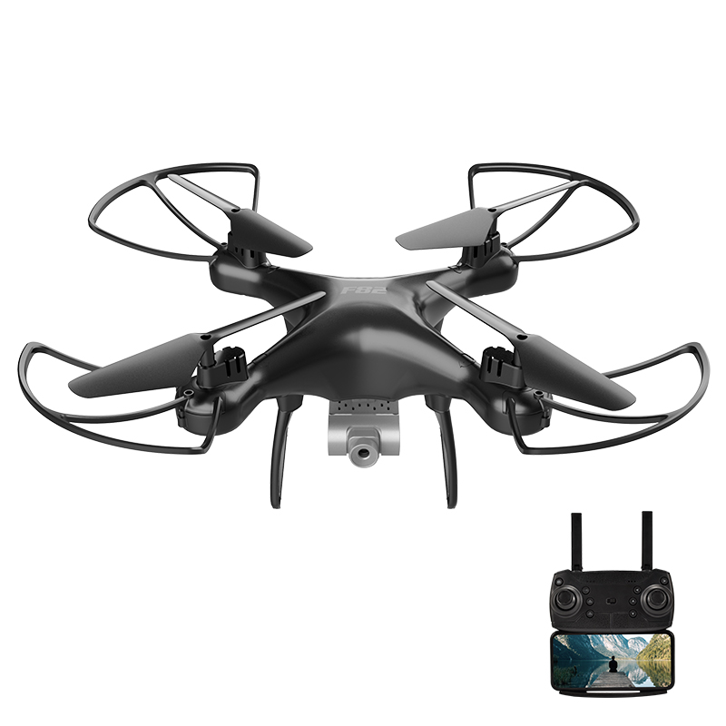 F82 Drone Long Endurance 20 Minutes 4k Dual-camera Real-time Image Transmission Aircraft Fixed Altitude Rc Aircraft Black dual camera 720P 2B