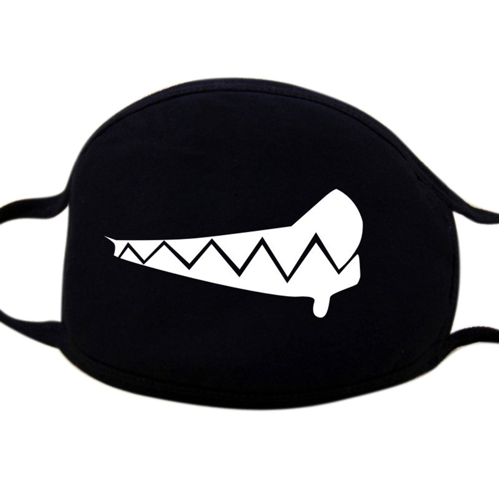 Stylish Sunproof Breathable Mouth Mask Cute Anti-Dust Face Masks Ornament Gift  KZ- twisted mouth