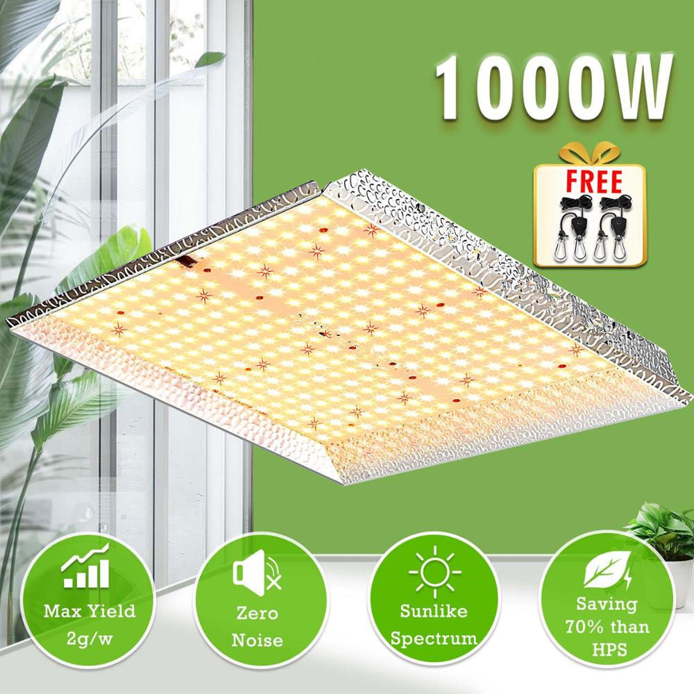 AC85-265V 1000W Led Plant Growth Hydroponic Indoor Vegetables And Flowers Full Spectrum Lamp  British regulatory