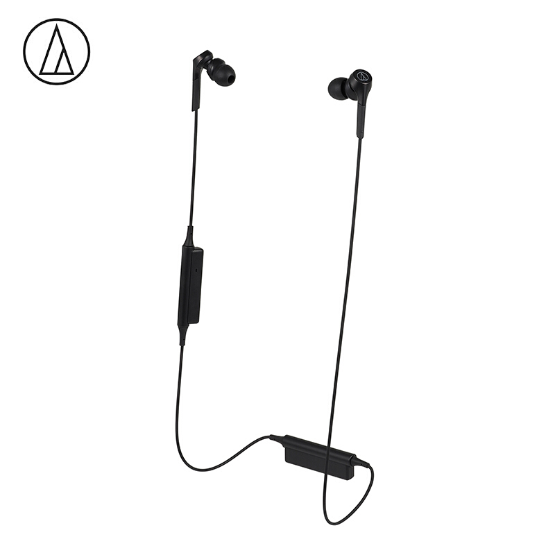 Original Audio-Technica ATH-CKS550XBT Bluetooth Earphone Wireless Sports Headset Compatible With IOS Android Huawei Xiaomi Oppo Cellphone Black