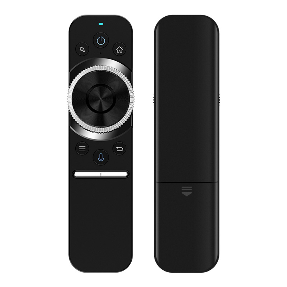 Wireless Air Remote 2.4G Smart TV Remote Control IR Learning Mouse Keyboard Compatible For Android PC Windows TV black