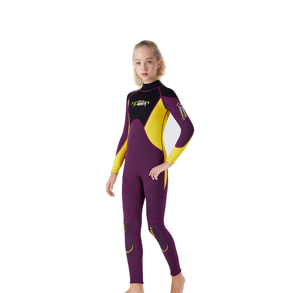 Wholesale 2.5mm Youth Kids Wetsuit Premium Neoprene Long Sleeve Youth
