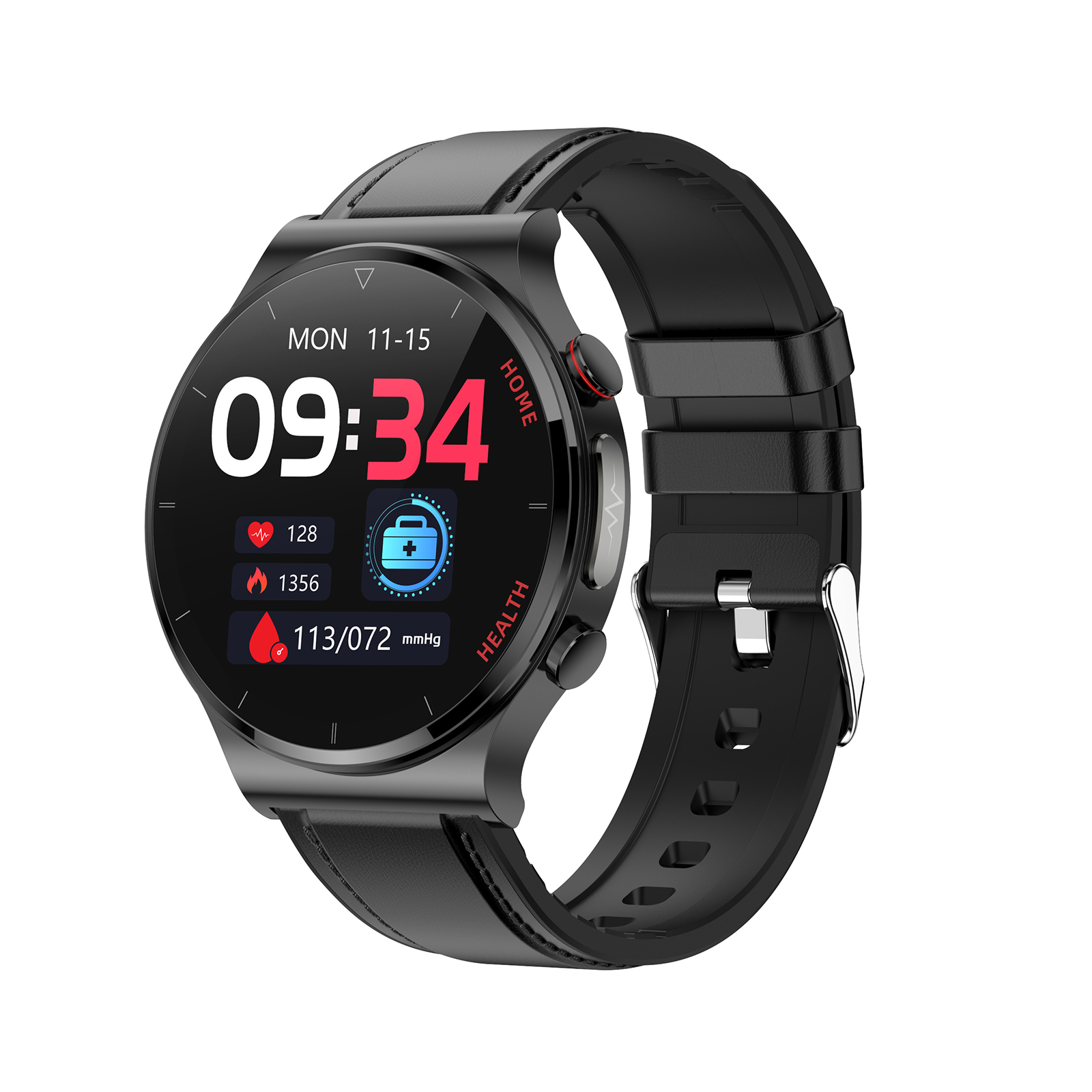 E300 Smart Watch 1.32inch Ips HD Tft Screen Ecg HR Blood Pressure
