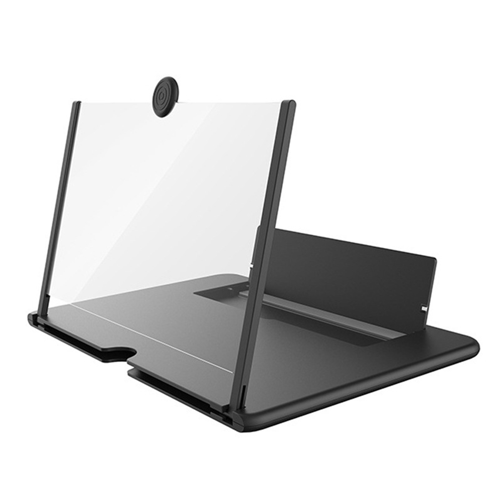 10 Inch Mobile Phone Screen Amplifier Ultra Clear Pull-out 3d Magnifying Glass Black
