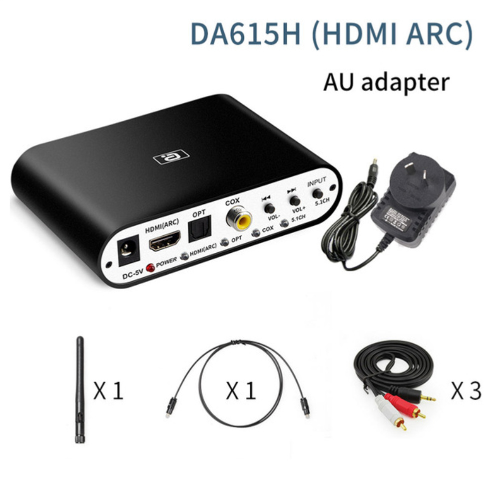 Digital To Analog Audio Converter Optical USB Flash Drive Playback Transmitter