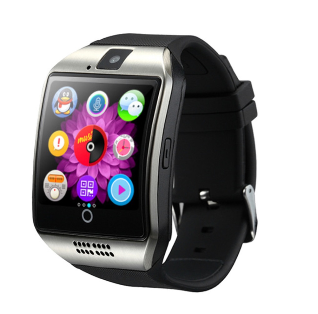 Wholesale Bluetooth Smart Watch Men Q18 With Touch Screen Big Battery Support Tf Sim Card Camera