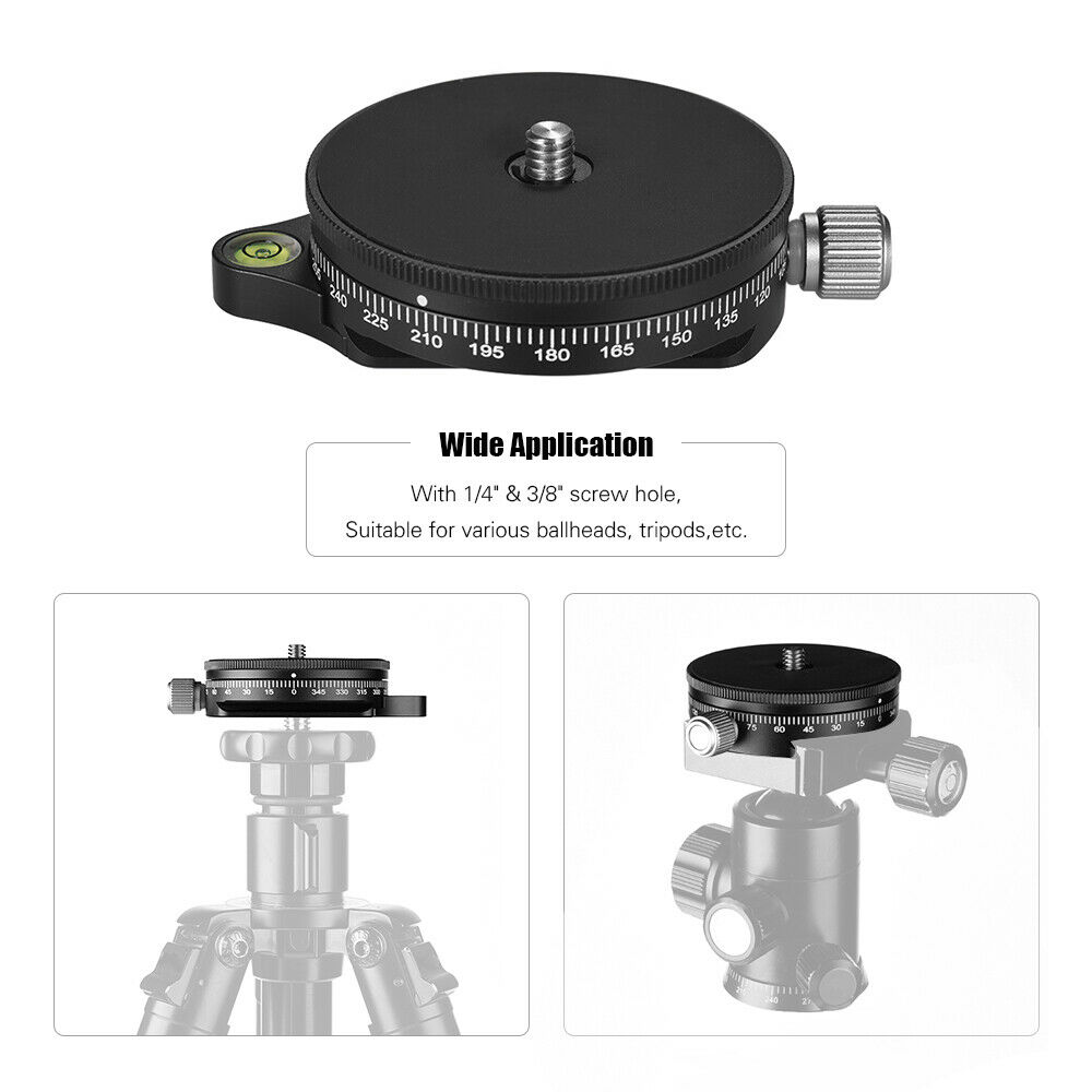 TPC60 360�� Panoramic Camera Ballhead Tripod Head for Tripods Monopods DSLR Camera black