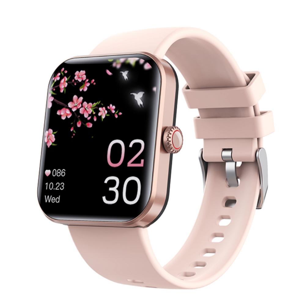 F57l Smart Watch Touch Screen HR Sleep Monitoring Thermometer Sports Bracelet