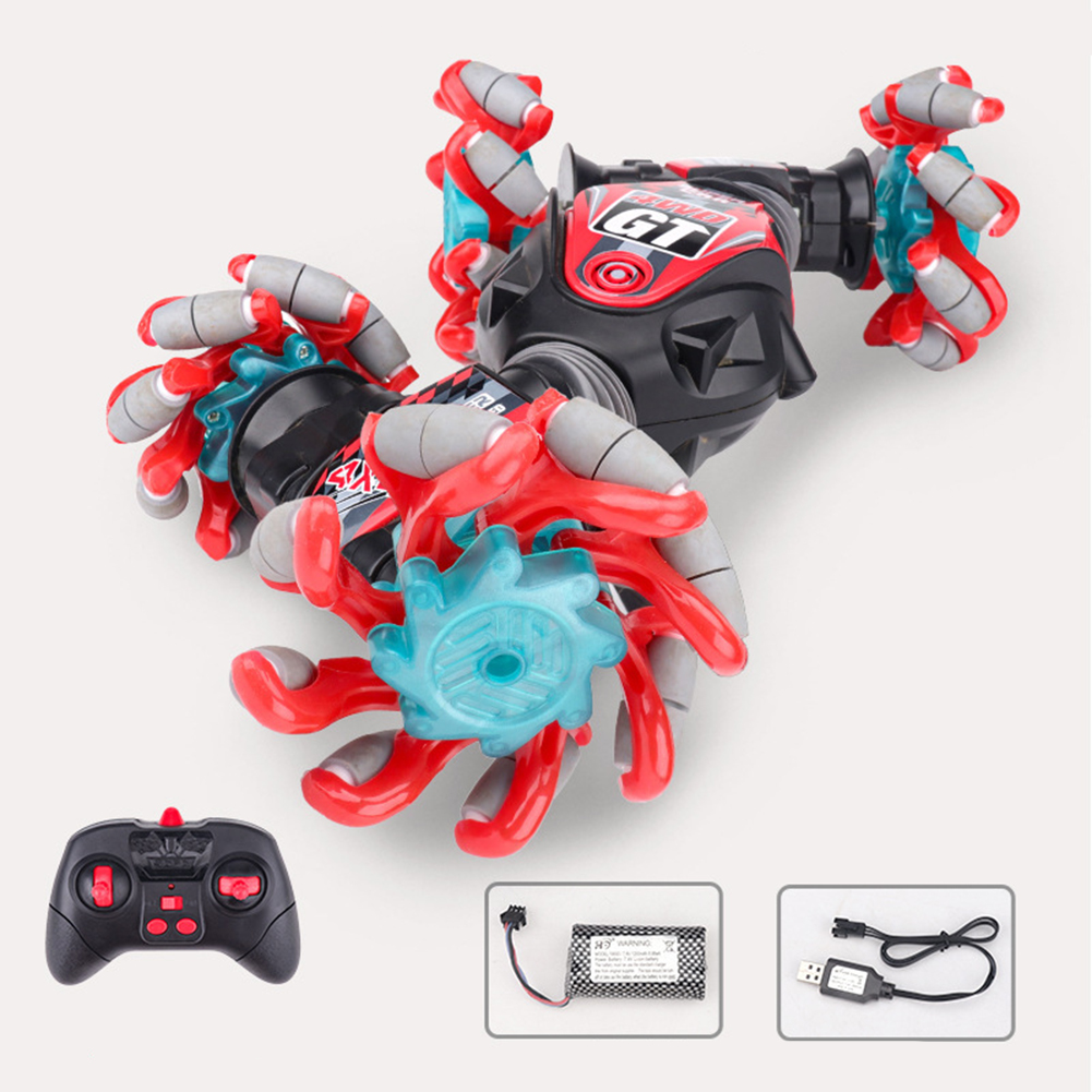Boys Twisting Remote Control Car Gesture Induction Deformation Off-road Vehicle