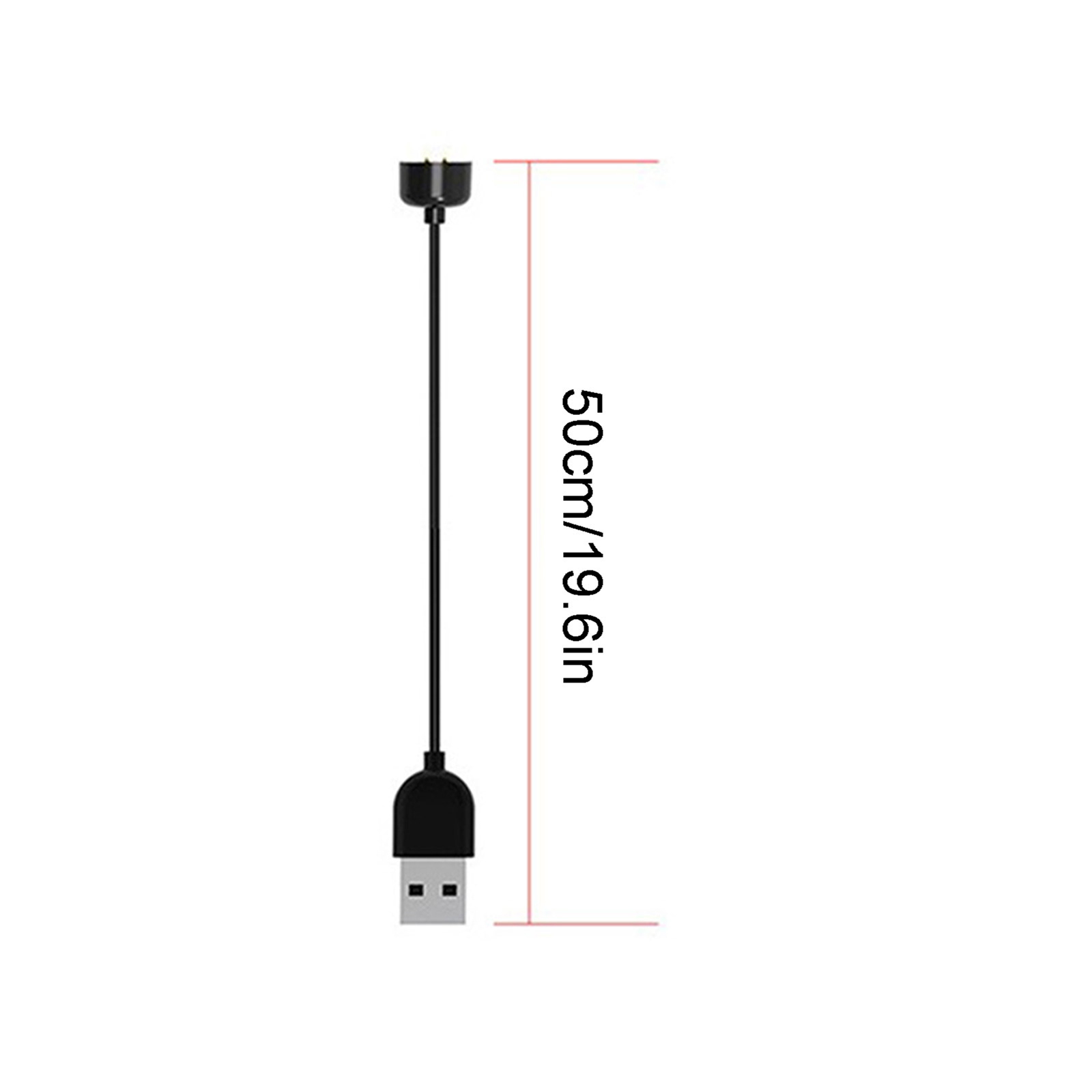 Charging Cable Usb Charger Adapter Wire Compatible For Xiaomi Mi Band 7 Smart Bracelet Charger 50CM