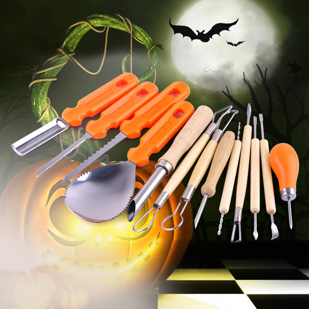 Wholesale 13Pcs Halloween Decorative Carving Cutter for Kitchen Pumpkin