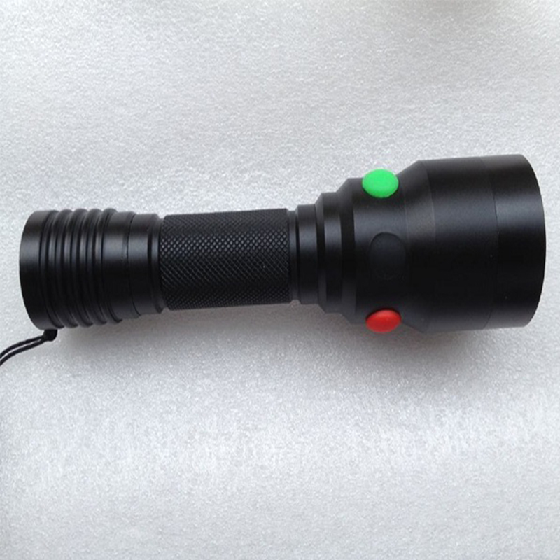 ED R5 Bead 3-color Signal Working Lamp Explosion-proof Flashlight for Home Outdoor Use White red green