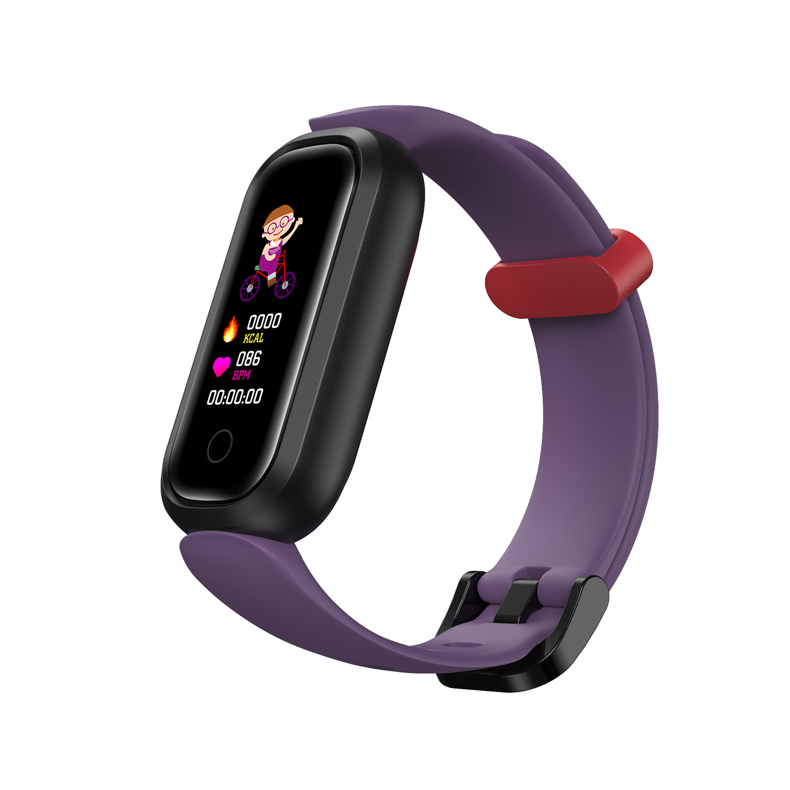 T12 Kids Smart Bracelet Real-time Heart Rate Monitor Waterproof Sport Smartwatch