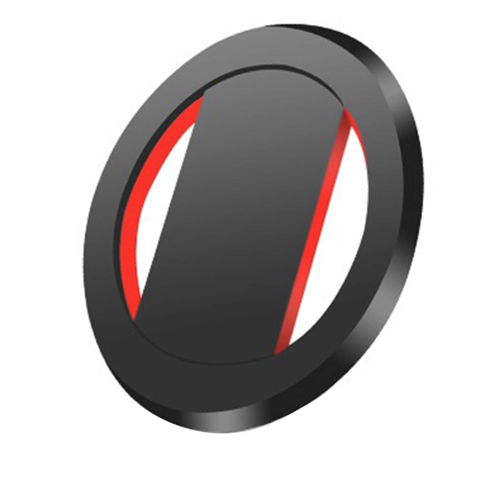 Magnetic Phone Ring Magnetic Finger Phone Ring Stand Holder 360 Degree Rotation Finger Ring Kickstand Smartphone Accessories black red