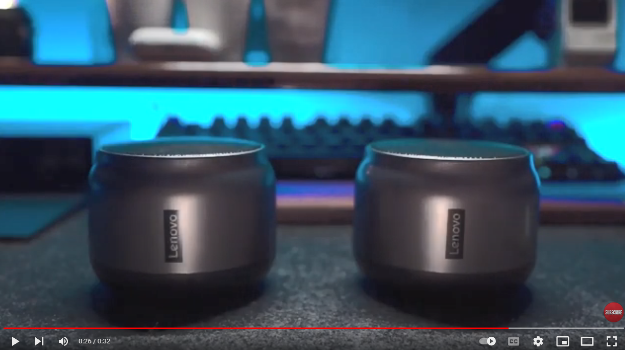 LENOVO K3 Portable Hifi Bluetooth Wireless Speaker Waterproof Surround Subwoofer Black